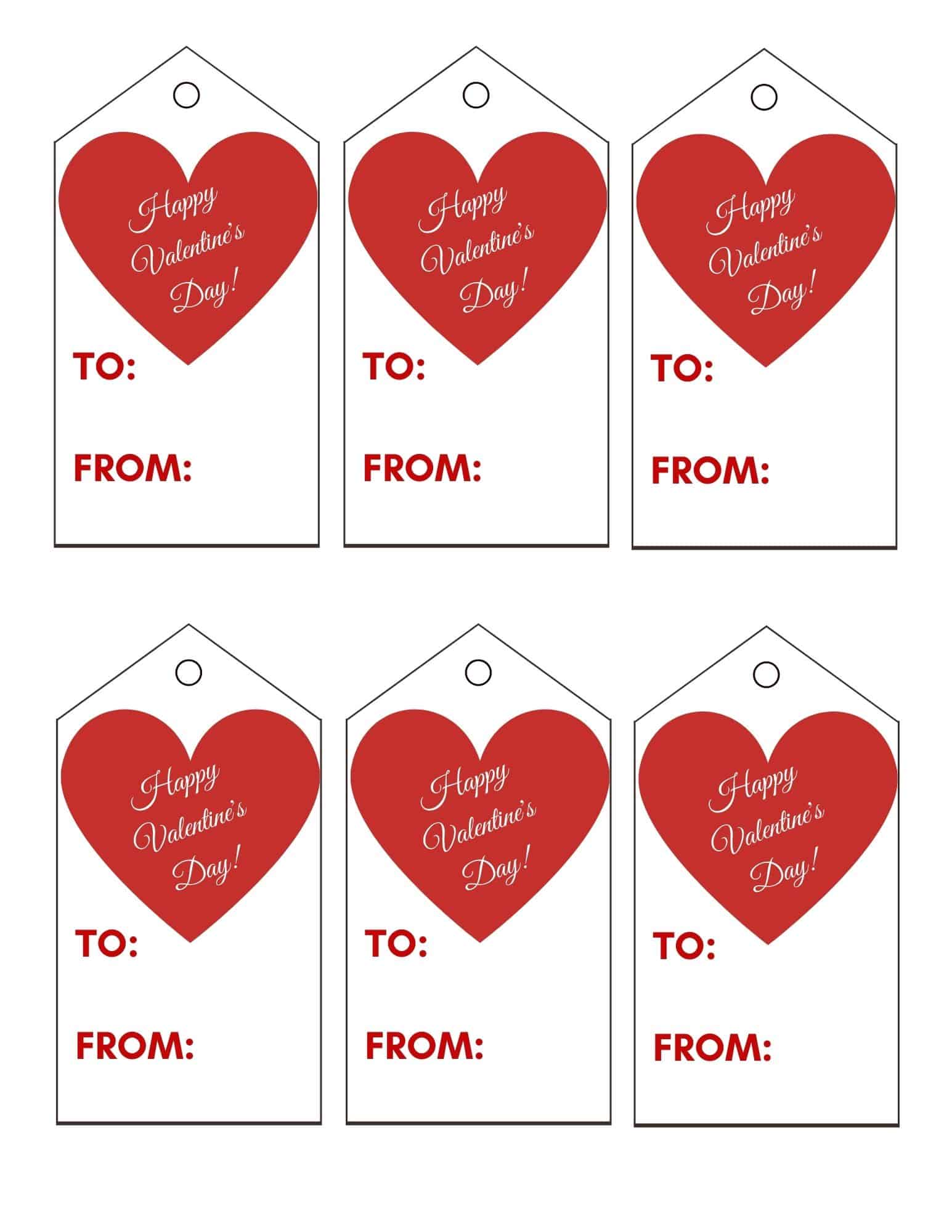 free printable valentine tags - add a little adventure